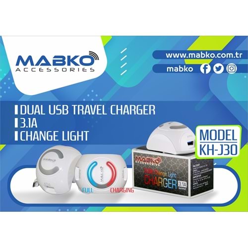 MABKO LIGHT CHARGER 3.1A
