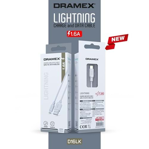 DRAMEX Lightning Kablo 1.6A D16LK