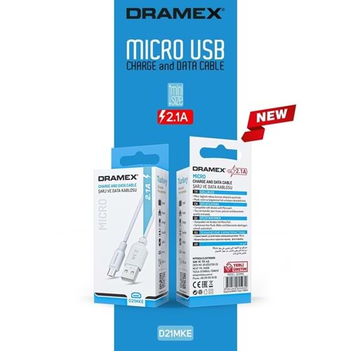 DRAMEX Micro Kablo Eco 2.1A D21MKE