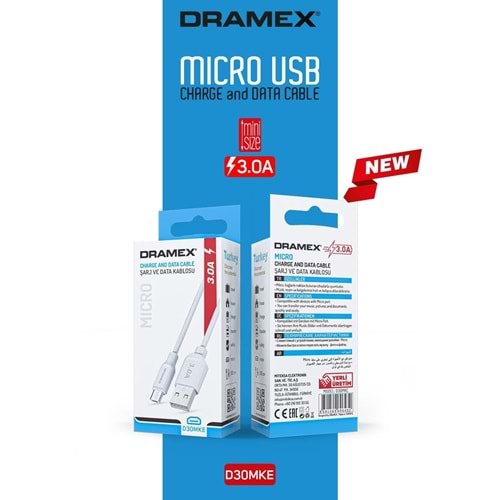 DRAMEX Micro Quick Kablo Eco 3.0A D30MKE
