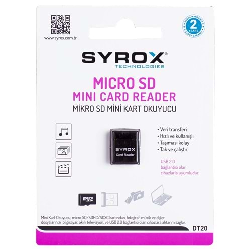 Mikro SD kart okuyucu/ DT20